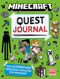 Buchcover für Minecraft Quest Journal. Dein ultimativer Abenteuer-Begleiter für Minecraft