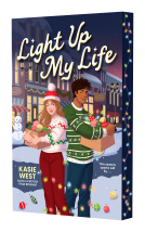 book cover for Light Up My Life: A Holiday Novel