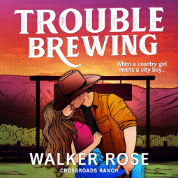 book cover for Trouble Brewing