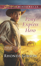 book cover for Pony Express Hero