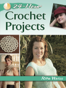 book cover for 24-Hour Crochet Projects