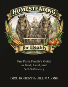 book cover for Homesteading for Health