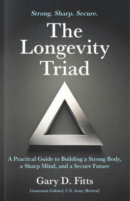 book cover for The Longevity Triad