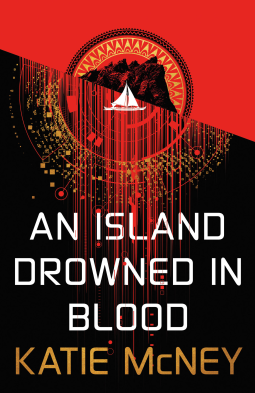 book cover for An Island Drowned in Blood