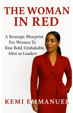 book cover for The Woman in Red