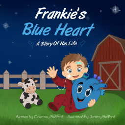book cover for Frankie's Blue Heart