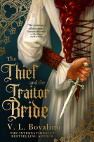 book cover for The Thief and the Traitor Bride