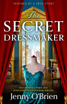 book cover for The Secret Dressmaker