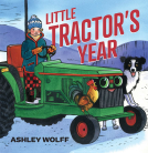 book cover for Little Tractor's Year