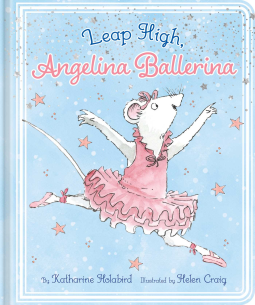 book cover for Leap High, Angelina Ballerina