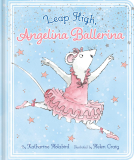 book cover for Leap High, Angelina Ballerina
