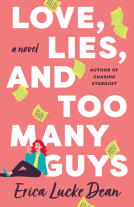 book cover for Love, Lies, and Too Many Guys