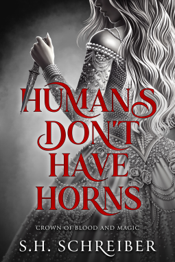 book cover for Humans Don't Have Horns