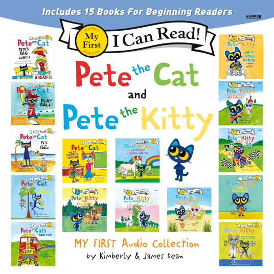 Pete the Cat and Pete the Kitty My First I Can Read Audio