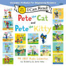 book cover for Pete the Cat and Pete the Kitty My First I Can Read Audio Collection