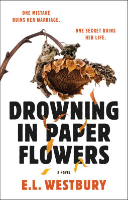 book cover for Drowning in Paper Flowers