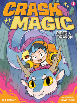 book cover for Crash Magic Rides a Dragon