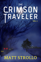 book cover for The Crimson Traveler
