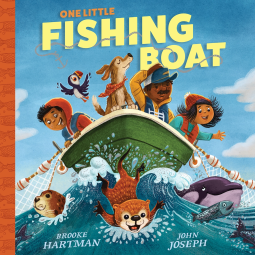 book cover for One Little Fishing Boat