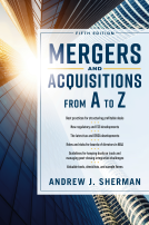 book cover for Mergers and Acquisitions from A to Z Fifth Edition