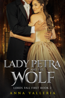 book cover for Lady Petra and the Wolf