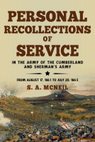 book cover for Personal Recollections of Service in the Army of the Cumberland and Sherman's Army: From August 17, 1861 to July 20, 1865