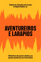 book cover for Aventureiros e larápios