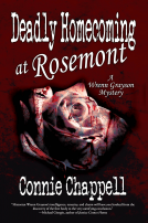book cover for Deadly Homecoming at Rosemont