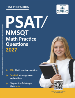 book cover for PSAT/NMSQT Math Practice Questions
