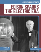 book cover for Edison Sparks the Electric Era