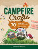 book cover for Campfire Crafts