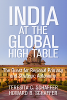 book cover for India at the Global High Table