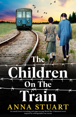 book cover for The Children on the Train