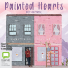 book cover for Painted Hearts