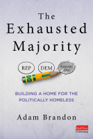 book cover for The Exhausted Majority