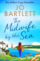 book cover for The Midwife by the Sea
