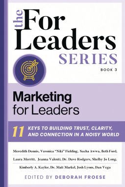 book cover for Marketing for Leaders