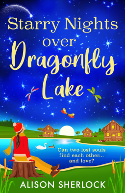 book cover for Starry Nights over Dragonfly Lake
