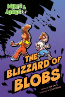 book cover for Miles and Jones #2: The Blizzard of Blobs