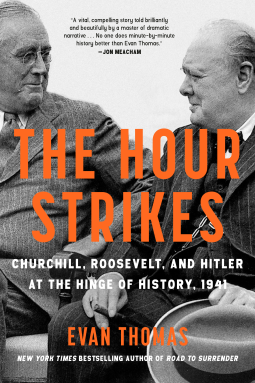 book cover for The Hour Strikes