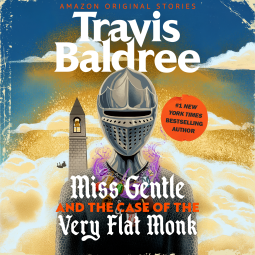 book cover for Miss Gentle and the Case of the Very Flat Monk