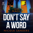 book cover for Don't Say a Word