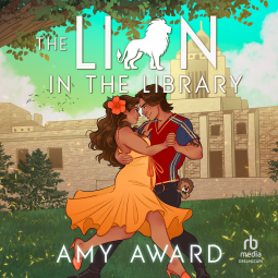 book cover for The Lion in the Library
