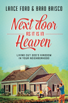 book cover for Next Door as It Is in Heaven