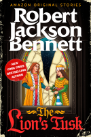 book cover for The Lion’s Tusk