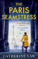 book cover for The Paris Seamstress