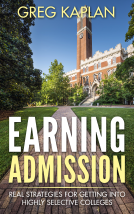 book cover for Earning Admission