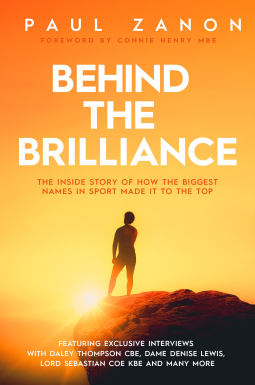 book cover for Behind the Brilliance