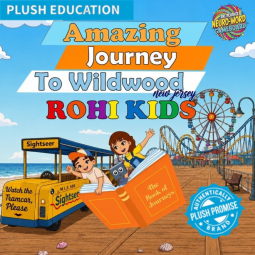 book cover for Rohi Kids: Amazing Journey to Wildwood, New Jersey