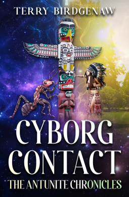 book cover for Cyborg Contact